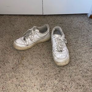 White Nike Air Forces